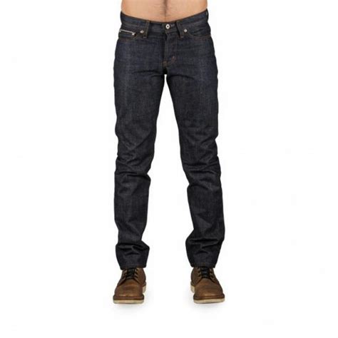 Bn Naked And Famous Natural Indigo Loomstate Weird Guy Selvedge Denim