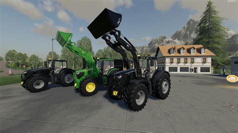 John Deere 6r 643r Green Black Pack V10 Fs 19 Tractors Farming