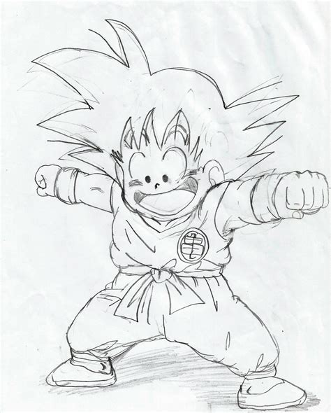 How To Draw A Dragon Ball Z Chibi