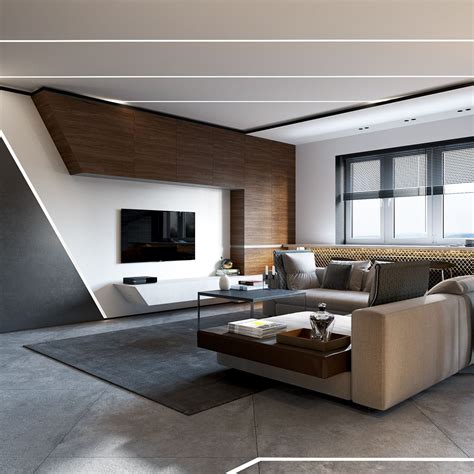 Sleek Living Room Design Online Information