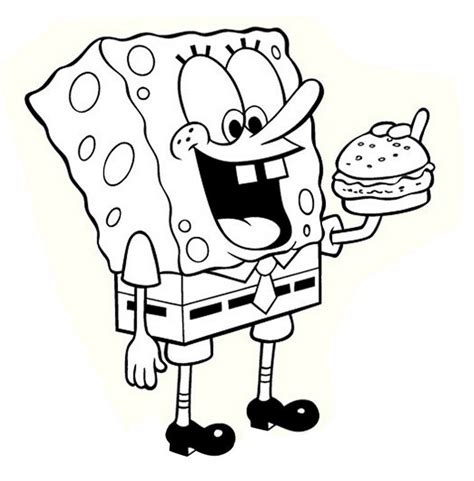Nickelodeon Spongebob Coloring Pages Coloring Home