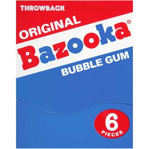 Buy Bazooka Bubble Gum Summer 6 Piece Wallet Pack Pack Of 12 Of