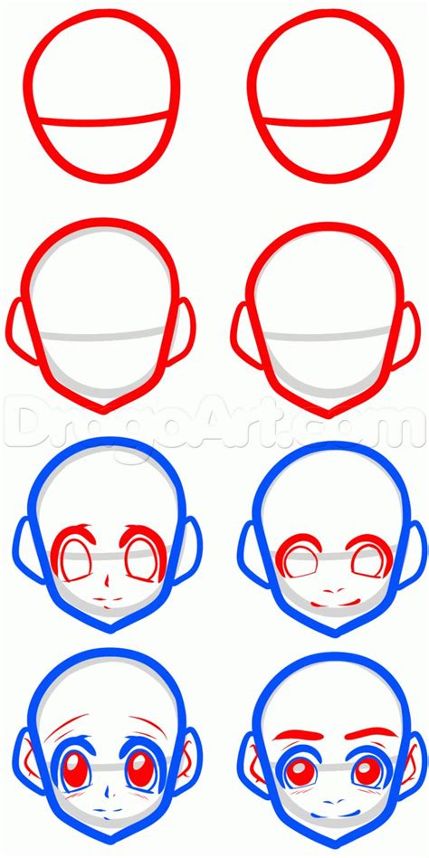 How To Draw Anime Faces Step By Step How To Sketch An Anime Face Step By Step Drawing Guide