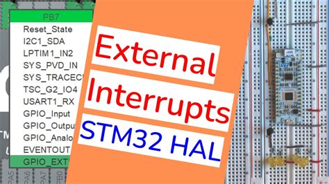 11 STM32 HAL API External Interrupts YouTube