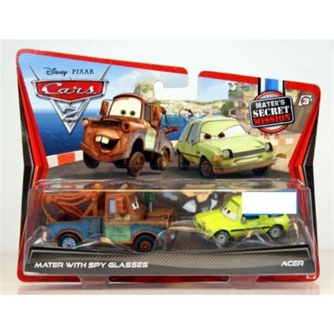 Disney Pixar Cars 2 Movie Exclusive 155 Die Cast Car 2pack Mater With
