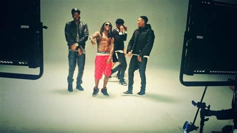 On Set Of Ygs My Nigga Remix Video Shoot With Lil Wayne Nicki Minaj