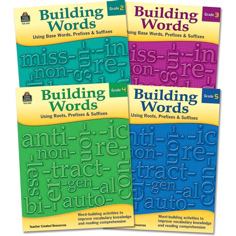 Building Words Using Base Words Prefixes And Suffixes Set Tcr9564