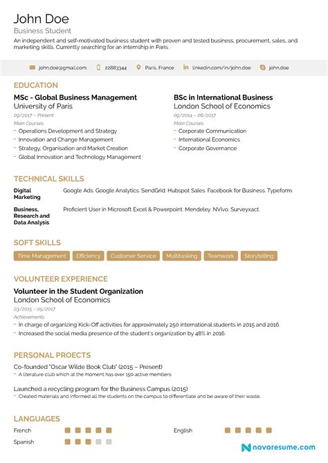 Analyse financial information and statistics. Internship Cv Sample - Collection - Letter Templates