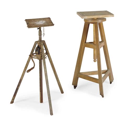 Two Adjustable Tripod Sculpture Stands Mid 20th Century Christies