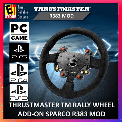 Thrustmaster Tm Rally Wheel Add On Sparco R383 Mod Ps3 Ps4 Ps5 Pc