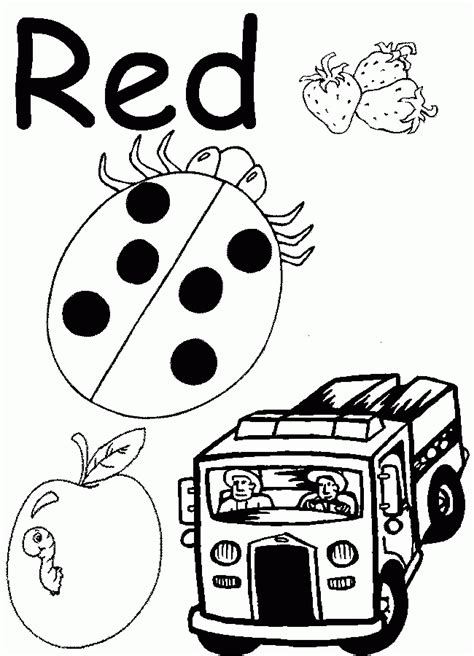 Kindergarten Color Worksheets - Coloring Home