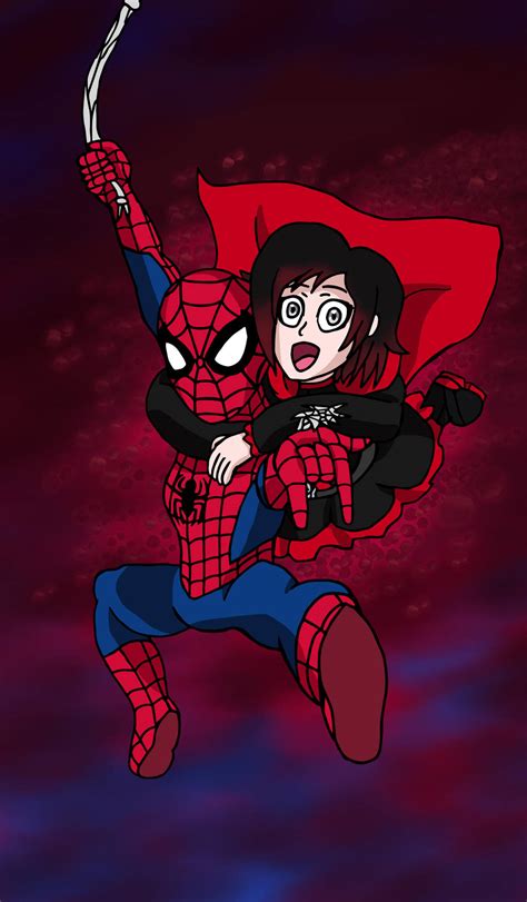 Spider Man And Ruby Rose By Edcom02 On Deviantart