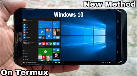 How To Run Windows 10 On Termux On Android Phone With Proof Youtube