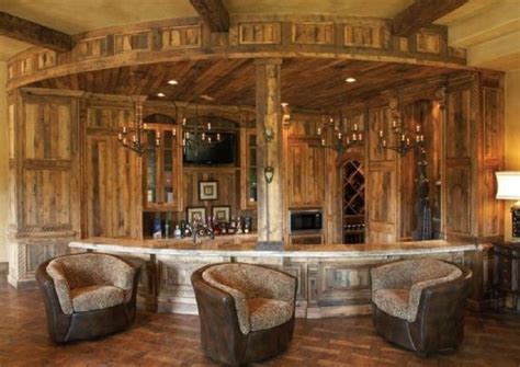 Home Design Rustic Home Bar With Western Style Design Modern Western