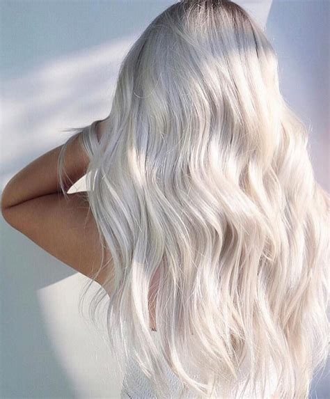 Pin By Olaplex On Hair And Beauty Ice Blonde Hair White Hair Color