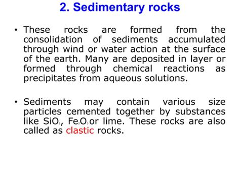 Soil Forming Rocks And Minerals Classification