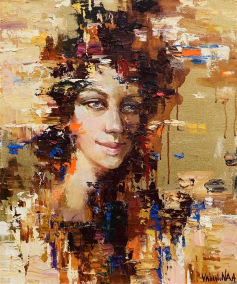 Abstract Girl Portrait Painting 8 Artfinder