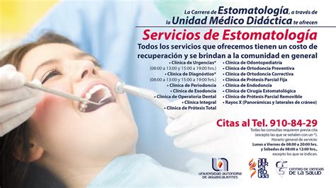 Servicios De Estomatología Uaa Universidad Autónoma De Aguascalientes