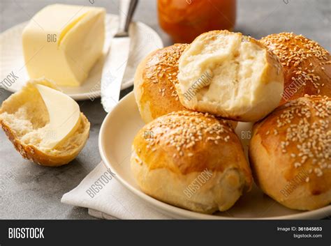 Homemade Fresh Buns Image And Photo Free Trial Bigstock