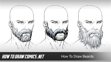 How To Draw Beards By Claytonbarton Beard Drawing Comic Drawing