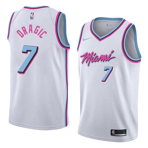 Authentic miami heat jerseys are at the official online store of the national basketball association. Nike NBA Miami Heat #7 Goran Dragic Jersey 2017 18 New Season City Edition Jersey