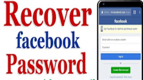 How To Recover Facebook Account Password Youtube
