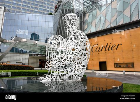 Cartier Louis Vuitton Centre Commercial Ifc Shanghai Banque De Photographies Et Dimages Haute
