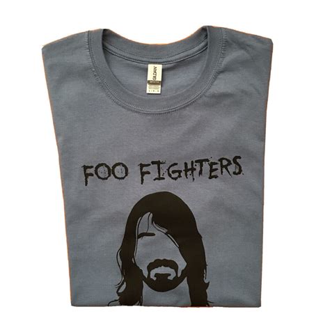 Foo Fighters T Shirt 100 Ringspun Cotton New Blue Mens Unisex Fit Size S Xl Ebay