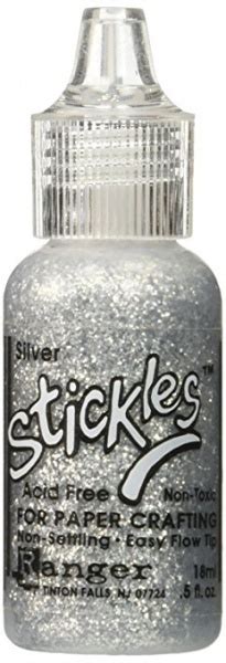 Kreativ Scrapping Ranger Stickles Glitter Glue Silver