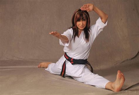 White Karate Gi Still Looks Best On Grand Master Cynthia Rothrock Aka Lady Dragon Martial