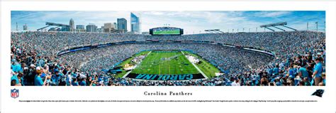 Carolina Panthers End Zone At Bank Of America Stadium Panoramic