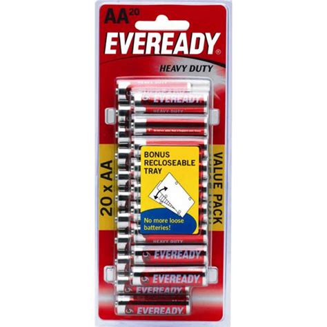 Eveready Batteries Aa 20 Pack Chemist Warehouse
