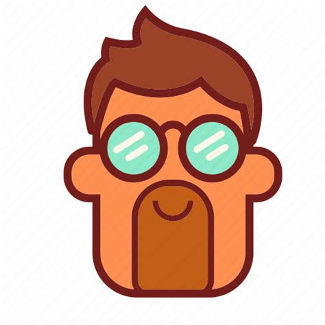 Avatar Cool Guy Emoji Face Glasses Man Profile Icon Download On