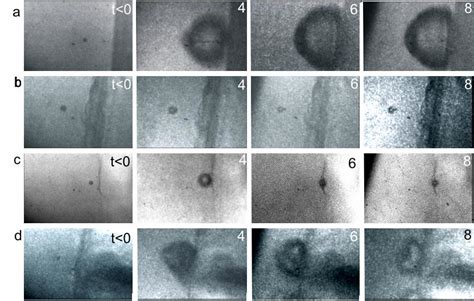 Ultra High Speed Sequences Showing Microjet Formation White Arrows