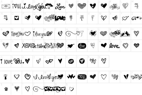 Kg Heart Doodles Font 1001 Free Fonts Heart Doodle Doodle Fonts