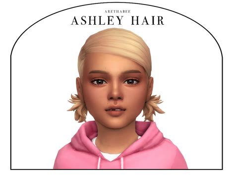 The Sims Resource Ashley Hair Children