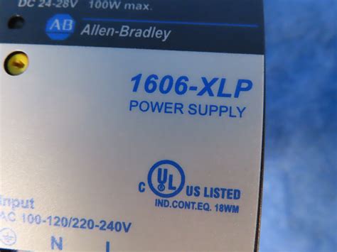 Allen Bradley 1606 Xlp100e Ser A 100w Power Supply 1year Warranty