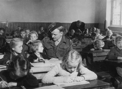 World War Ii Aftermath Reopening German Schools Problems