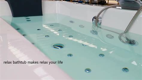 Freestanding Bathtub Hydro Whirlpool Bath Acrylic Sex Massage Bathtub