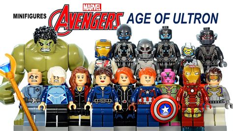 Lego Avengers Age Of Ultron 2015 Knockoff Minifigures Sy Complete Set 1