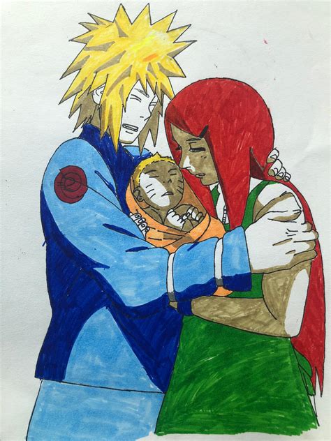 Minato Baby Naruto And Kushina Uzumaki By Halfbakedpants On Deviantart
