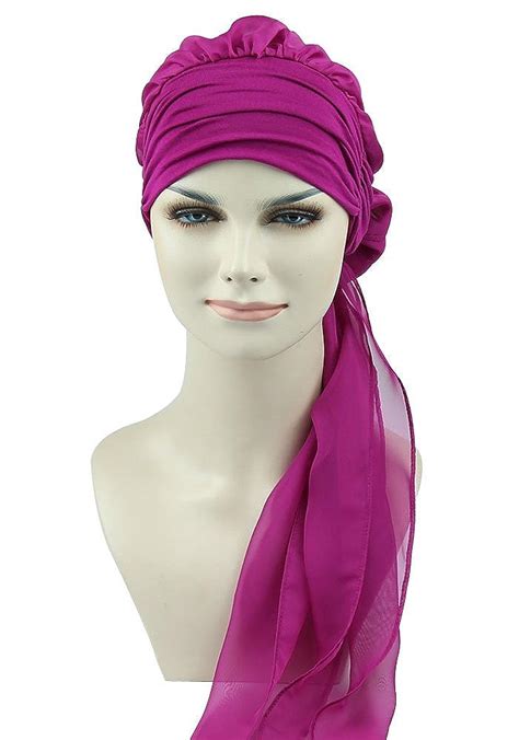 Focuscare Chemo Headwear Turbans For Women Long Hair Head Scarf Cancer