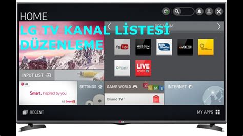 lg tv kanal listesi düzenleme YouTube