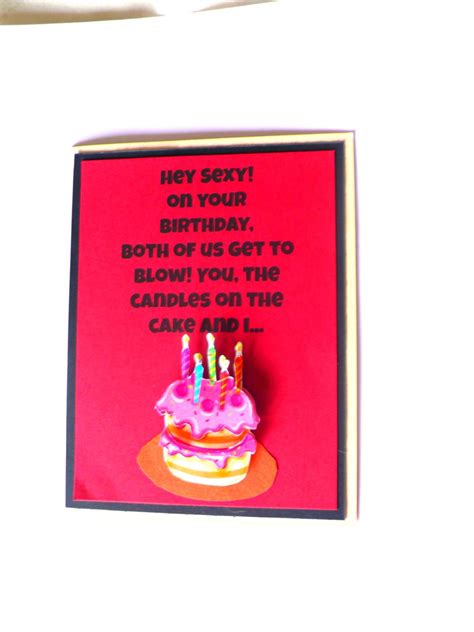 Naughty Birthday Card Funny Birthday Card Boyfriend