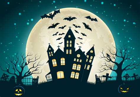 Witch House With Flight Of Bats Wallpaper Hd Wallpaper Wallpaper Flare