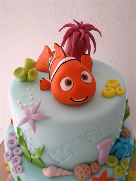 Nemo Cake — First Birthday Cakes Nemo Cake First Birthday Cakes Cake