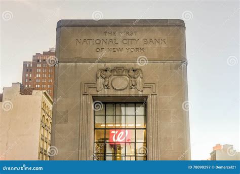 The First National City Bank Of New York Editorial Photography Image