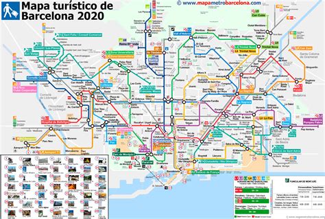 Mapa Turistico De Barcelona Mapa Região
