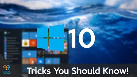 10 Hidden Windows 10 Tricks You Should Know Youtube