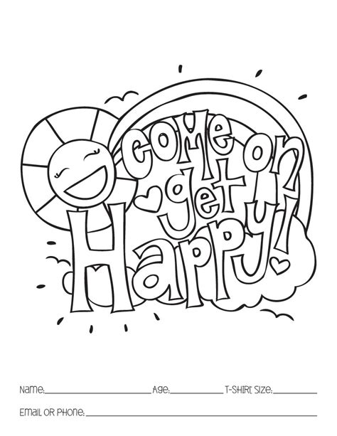 Adult Contest Flyer Coloring Pages